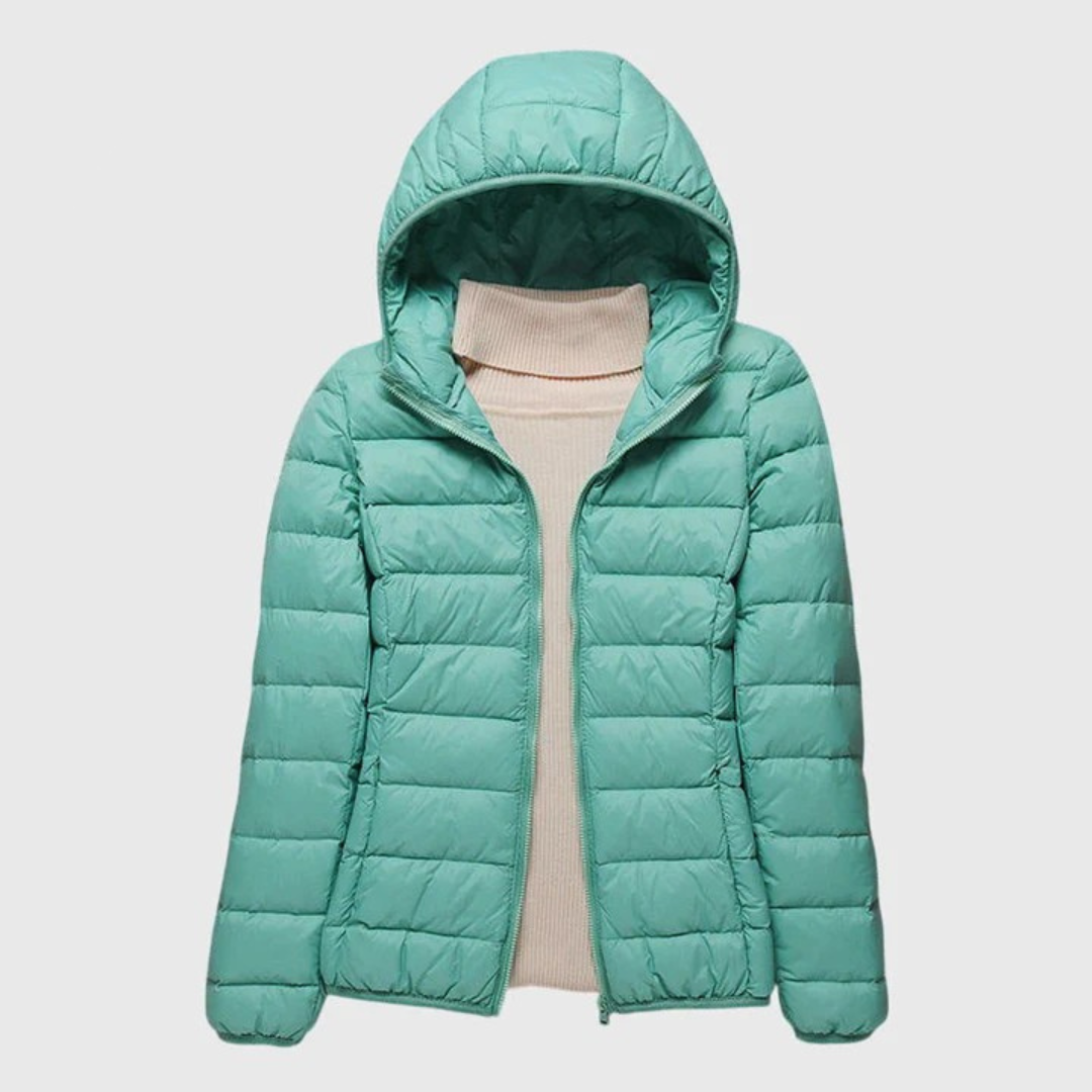 Women's Ultra-Light Quilted Puffer Jacket - Wind & Water Resistant
