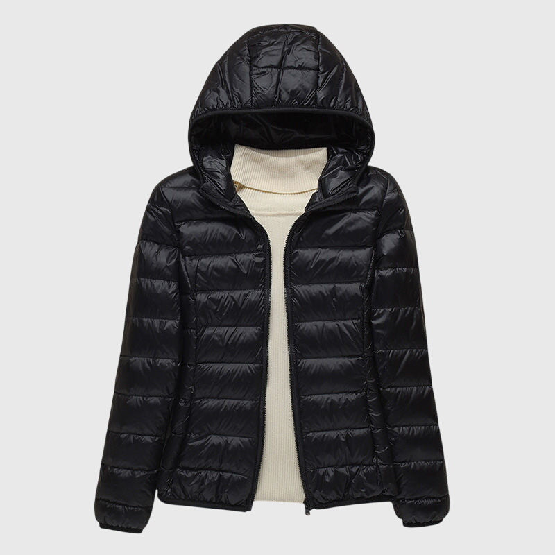 Women's Ultra-Light Quilted Puffer Jacket - Wind & Water Resistant