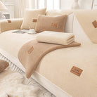Sherpa Fleece Sofa Cover - Soft, Non-Slip Couch Throw