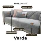 Sherpa Fleece Sofa Cover - Soft, Non-Slip Couch Throw
