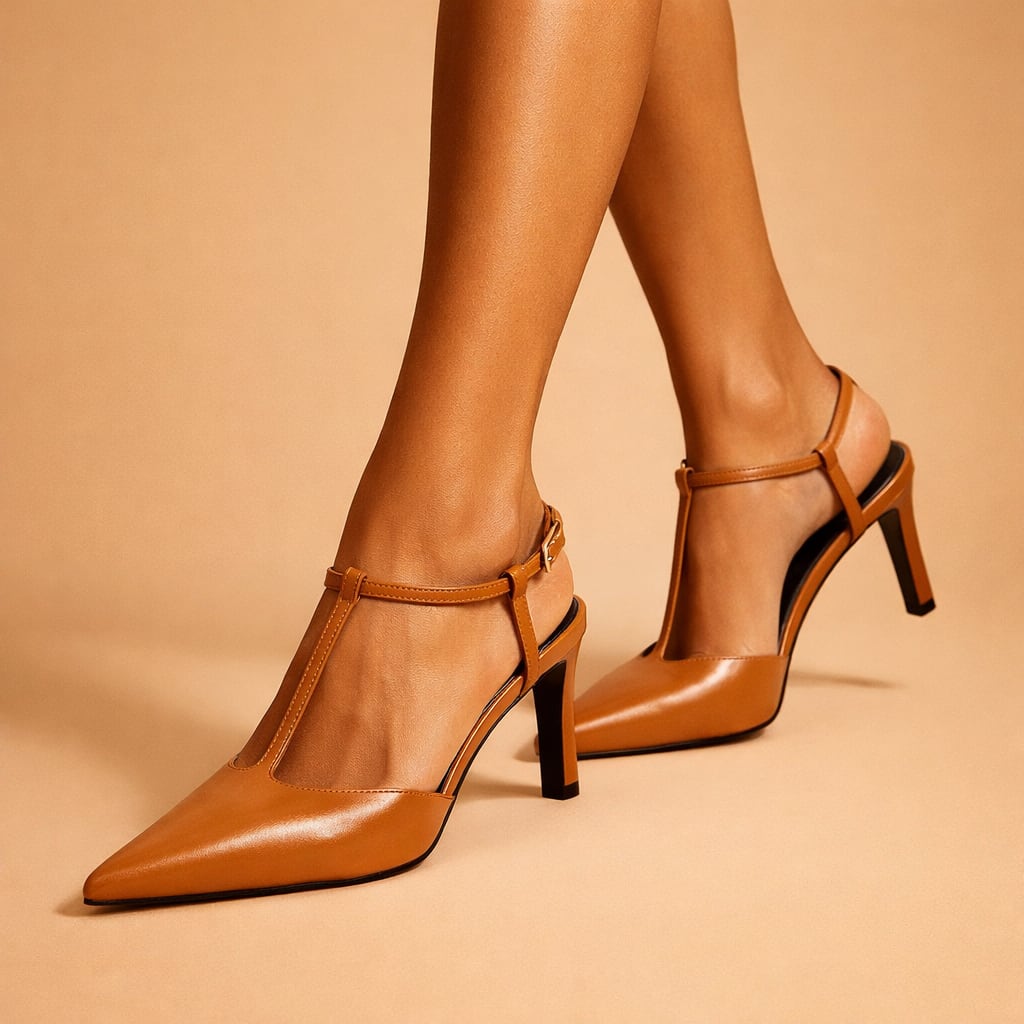 Lavinia Barlowe Leather T Strap Heels_1
