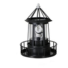 Vuurtoren Tafellamp op Zonne-energie met Roterende LED en Ingebouwd Zonnepaneel