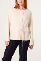 Women's Soft Touch Cardigan with Side Tie Detail