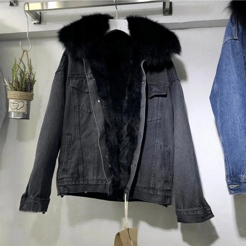 Women's Denim Jacket – Relaxed Fit Layering Piece