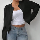 Oda Cropped Button Front Cardigan_7