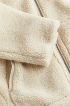 Women's Winter Coat Relaxed Fit Teddy Fleece Zip-Up Jacket