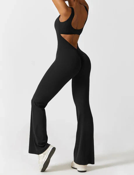 Viral V-Back Scrunch Jumpsuit