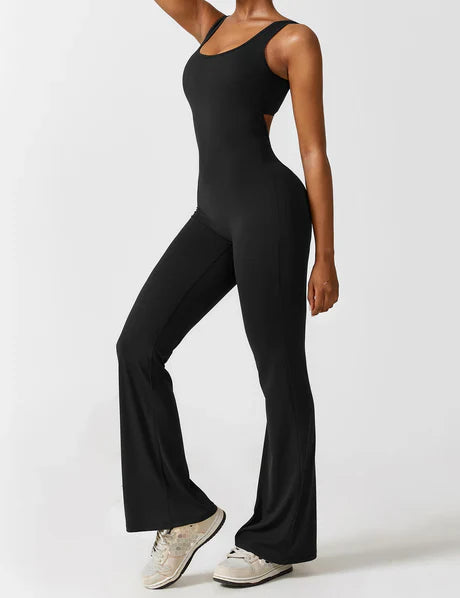 Viral V-Back Scrunch Jumpsuit