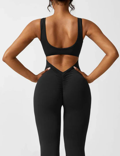 Viral V-Back Scrunch Jumpsuit