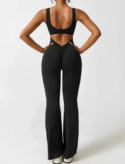 Viral V-Back Scrunch Jumpsuit